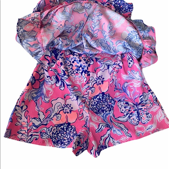 NWT Lilly Pulitzer Marla Romper Sun Drenched - Picture 11 of 13